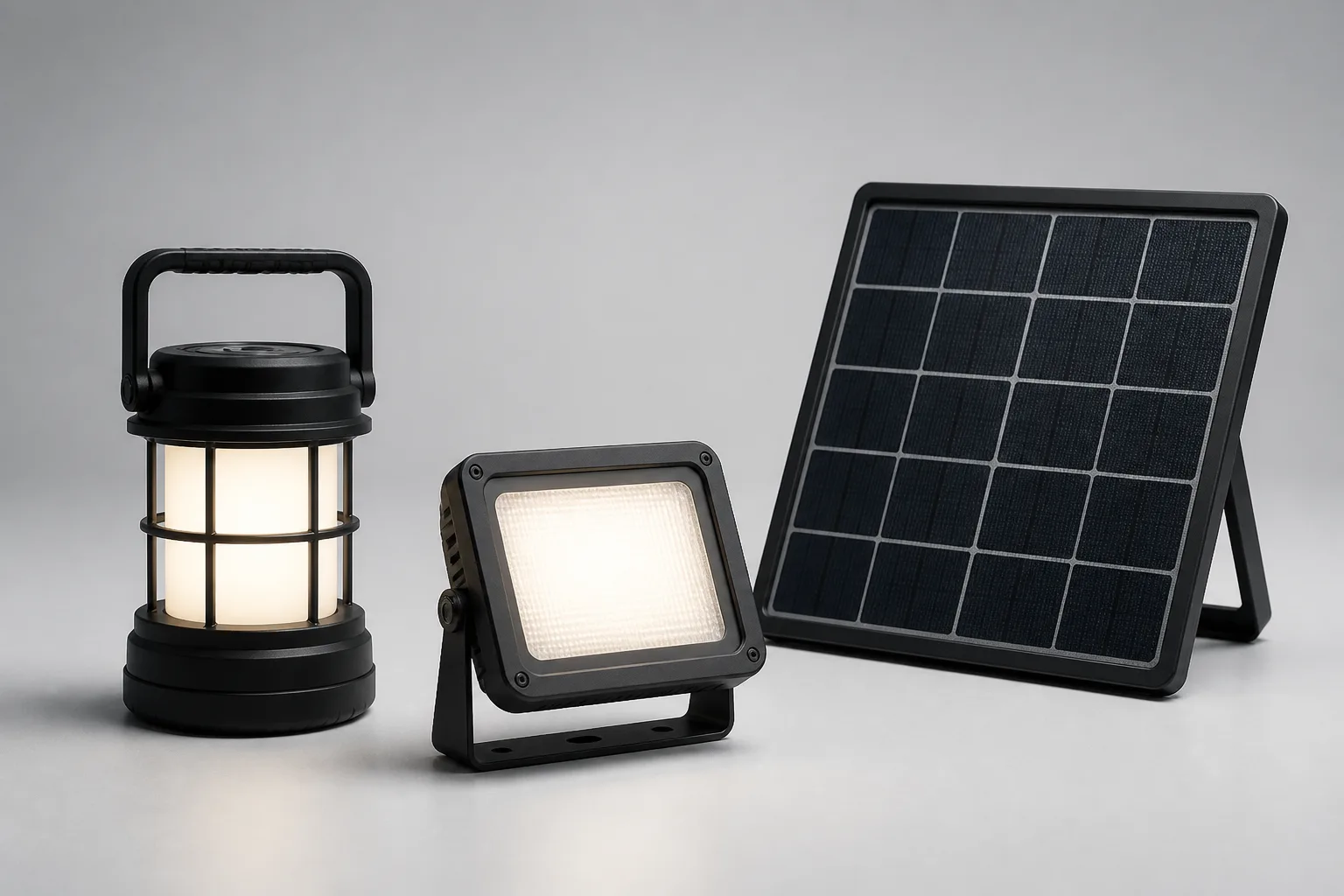 Solar lighting product examples