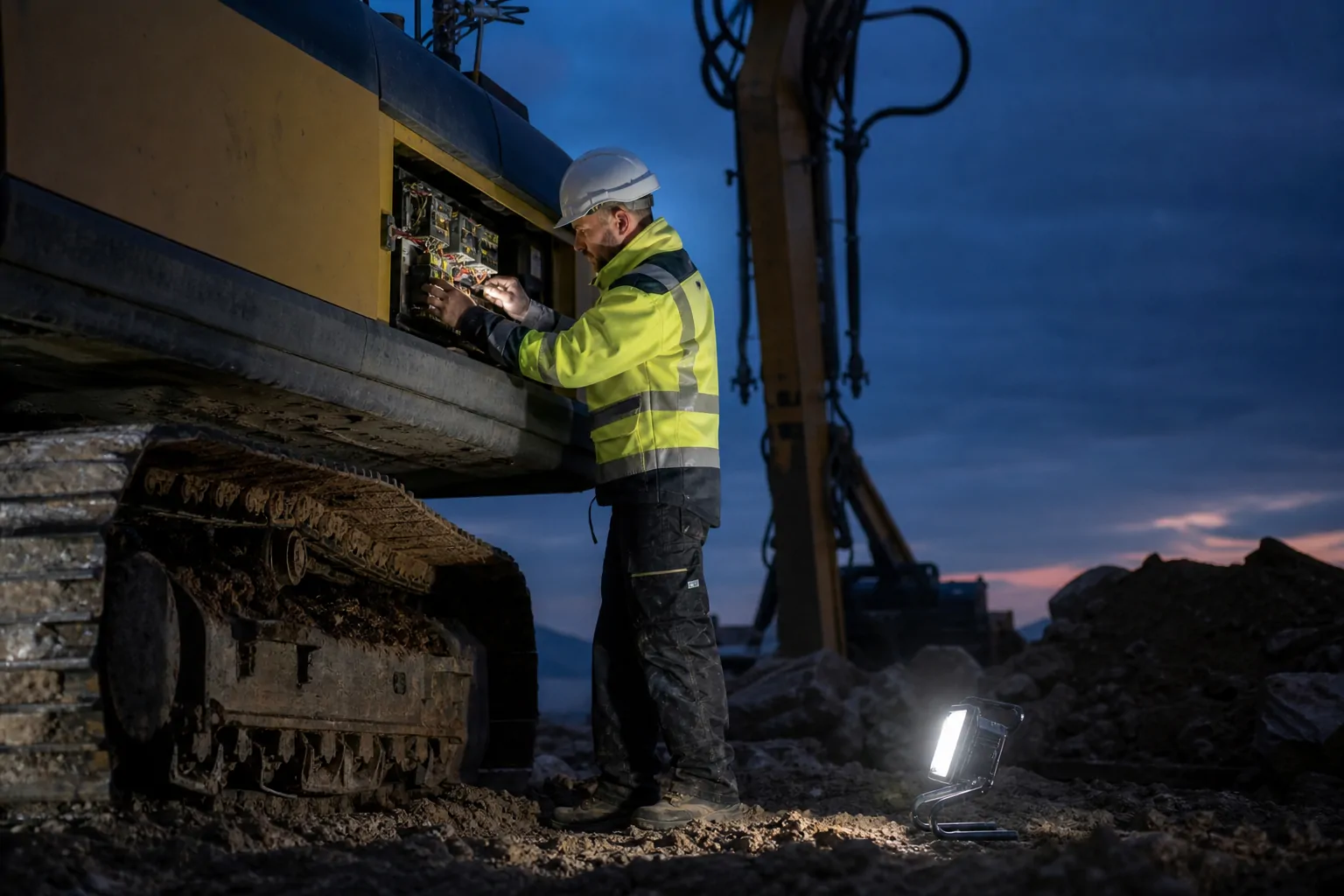 Construction & jobsite lighting use case